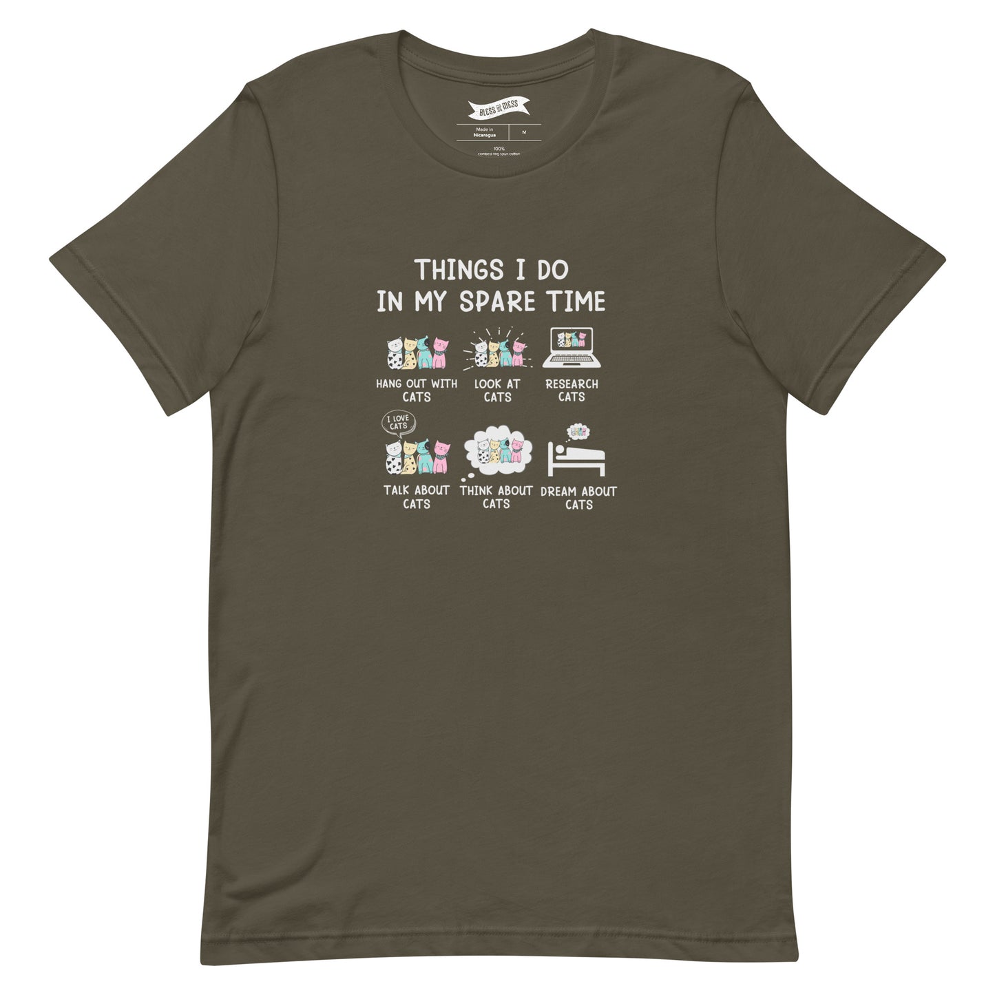 Spare Time Cats - T-Shirt