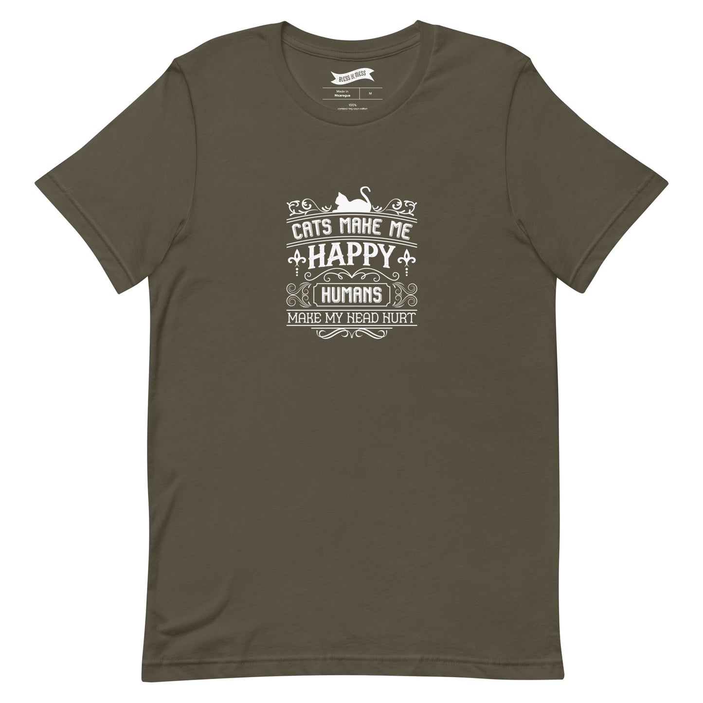 Cats Make Me Happy - T-Shirt