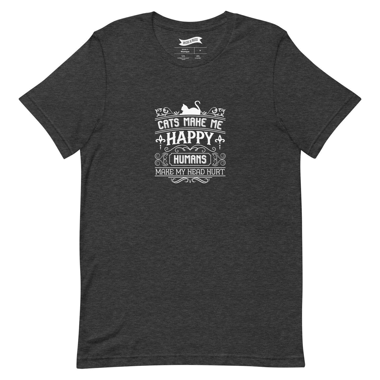 Cats Make Me Happy - T-Shirt
