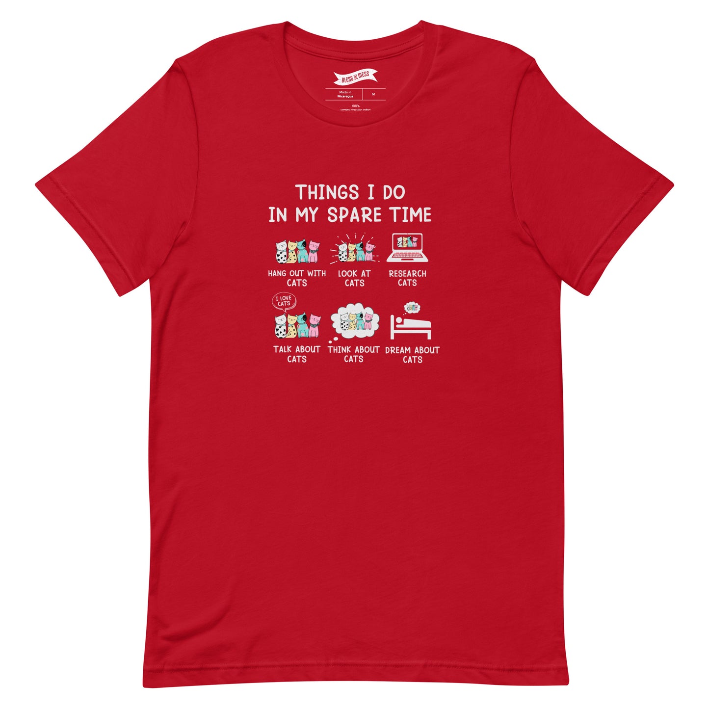 Spare Time Cats - T-Shirt