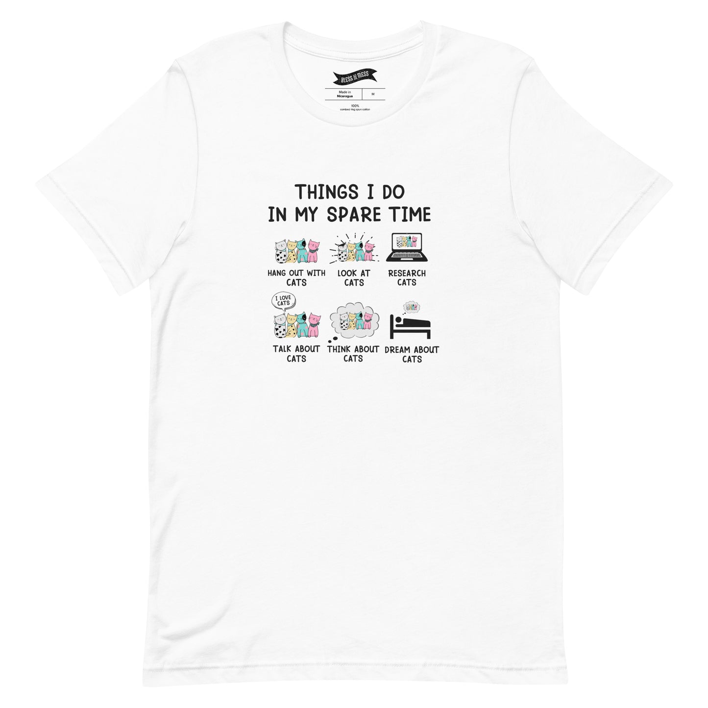 Spare Time Cats - T-Shirt