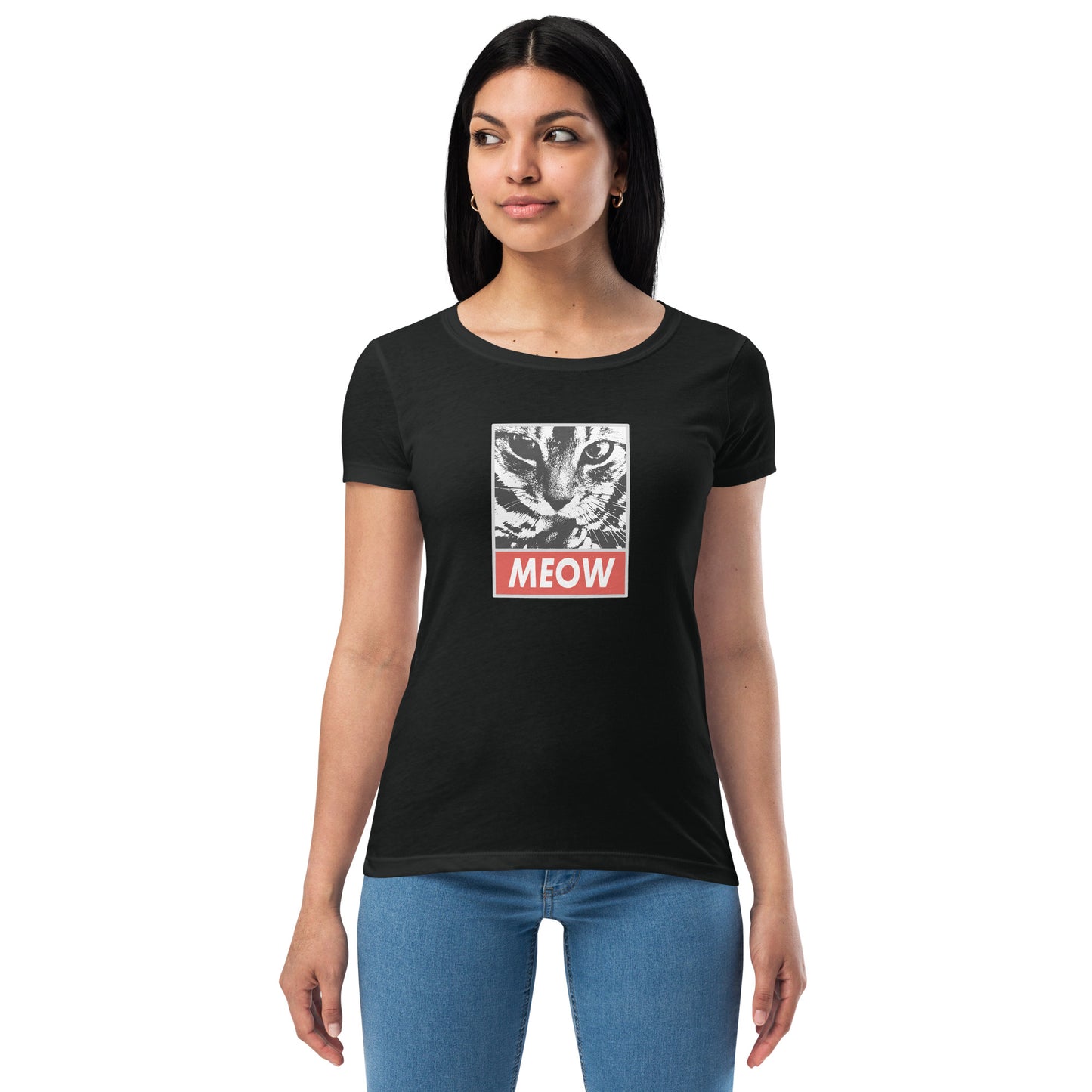 OBEY THE MEOW - Ladies T-Shirt