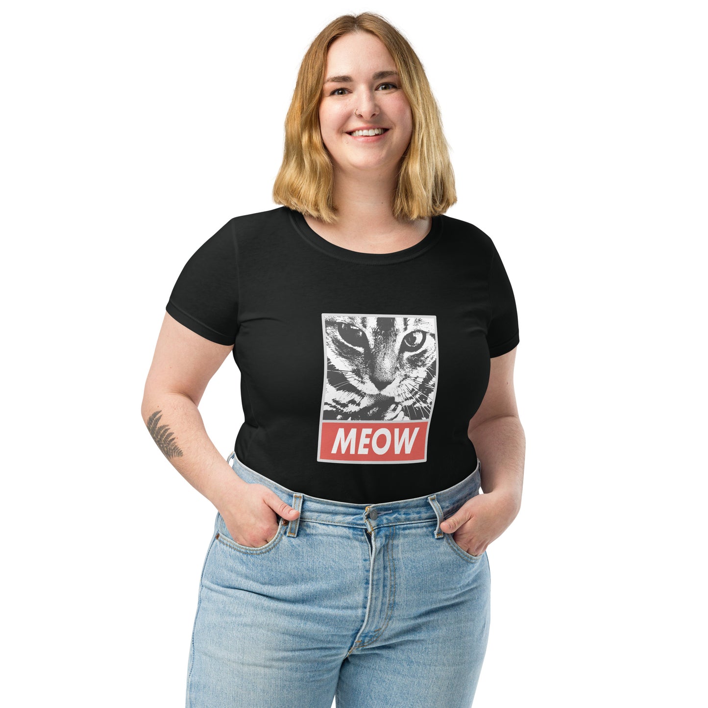 OBEY THE MEOW - Ladies T-Shirt