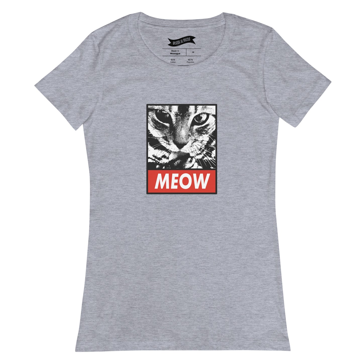 OBEY THE MEOW - Ladies T-Shirt