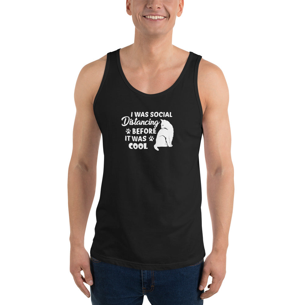 Cat Social Distancing - Tank Top