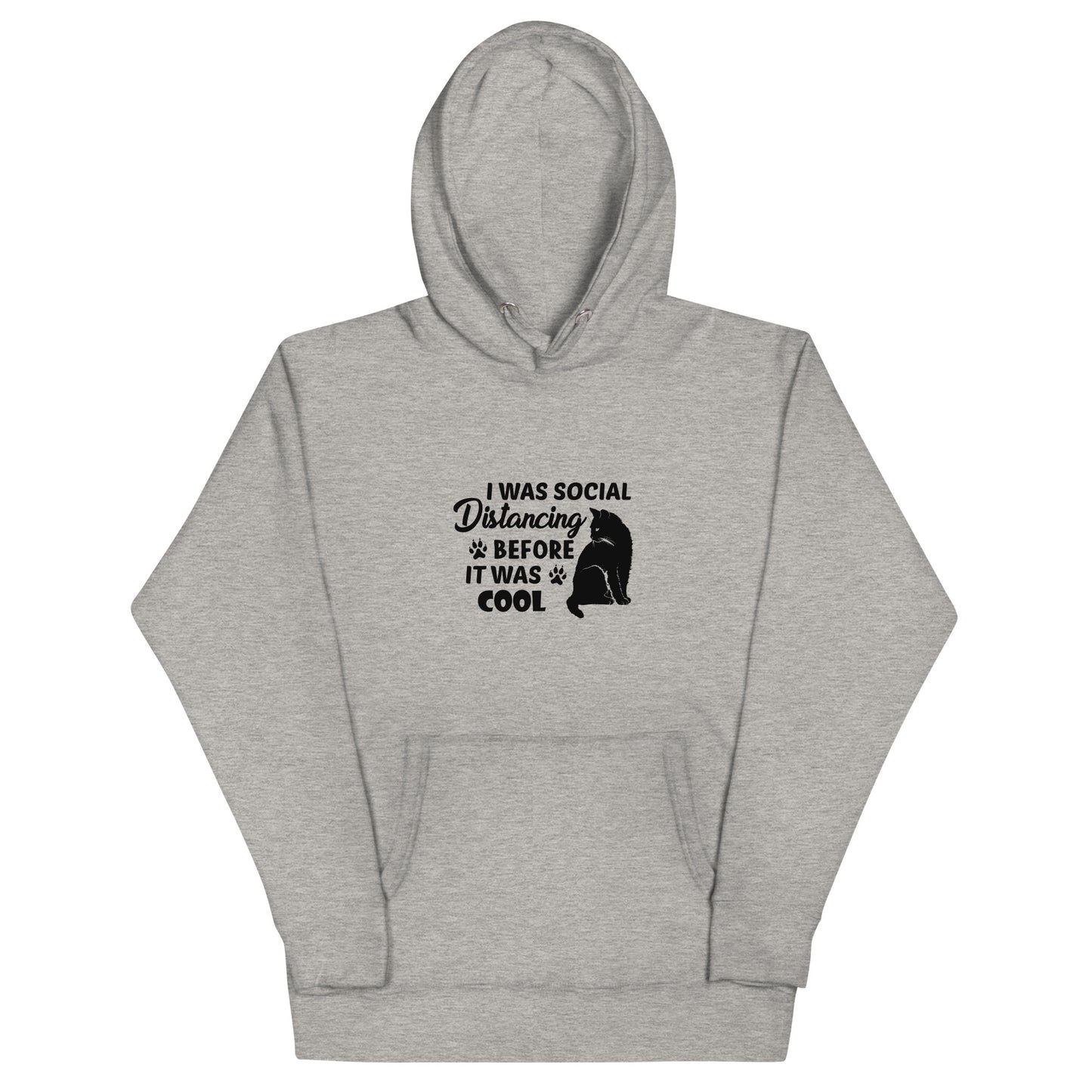 Cat Social Distancing - Hoodie