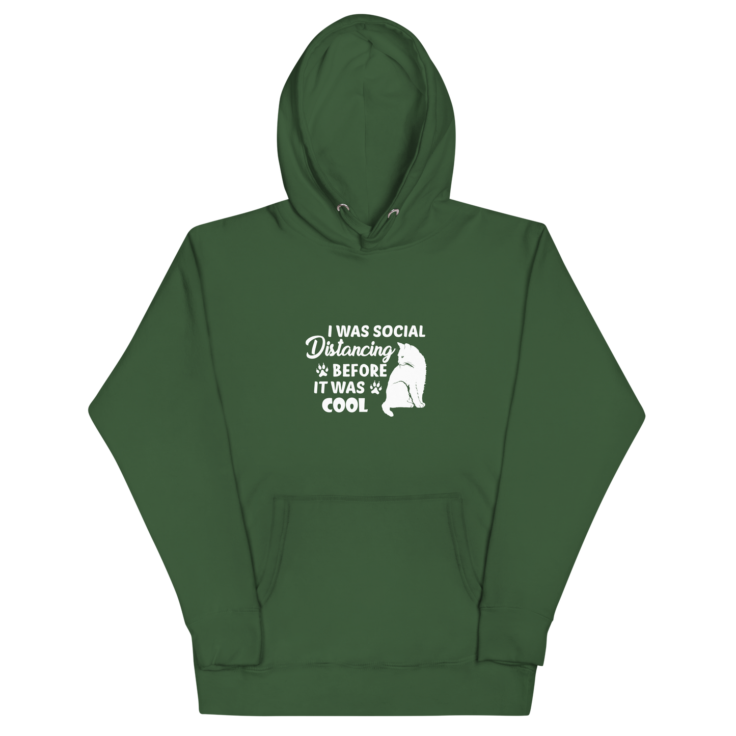 Cat Social Distancing - Hoodie