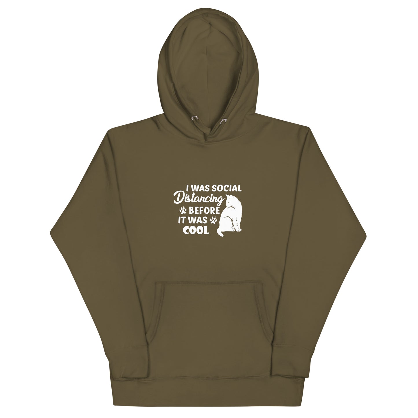 Cat Social Distancing - Hoodie