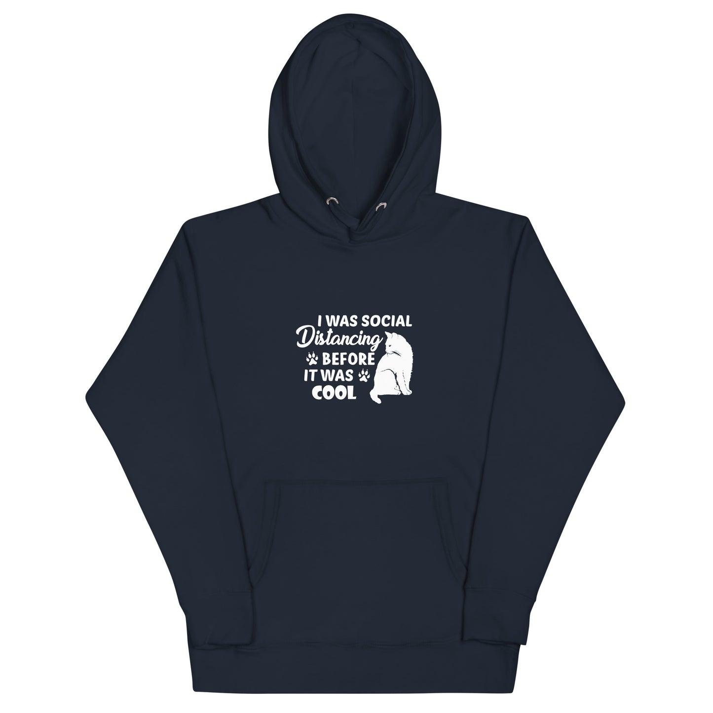 Cat Social Distancing - Hoodie