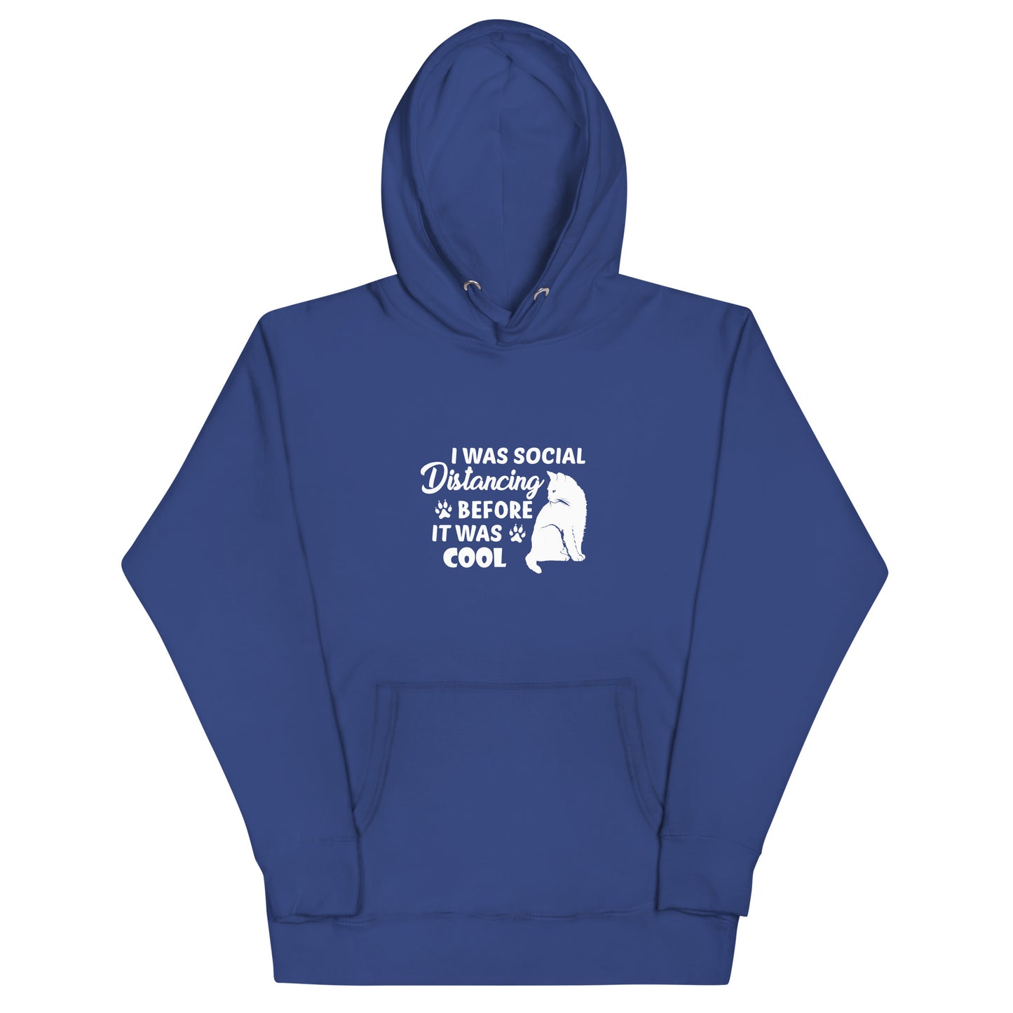 Cat Social Distancing - Hoodie