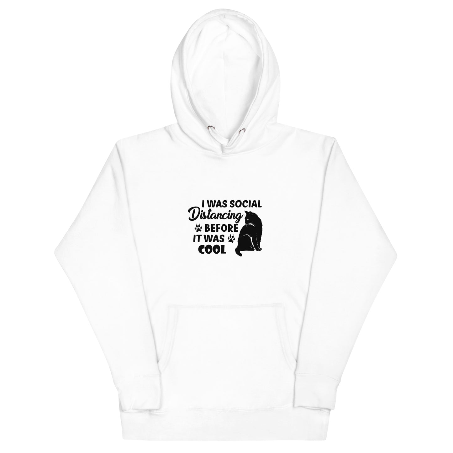 Cat Social Distancing - Hoodie