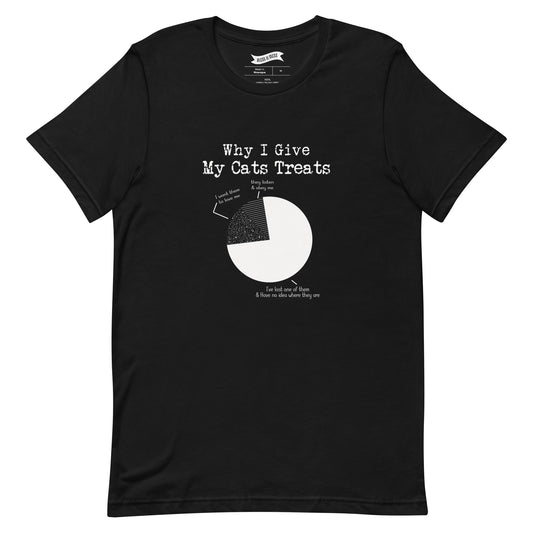 Why I Give My Cats Treats - T-shirt