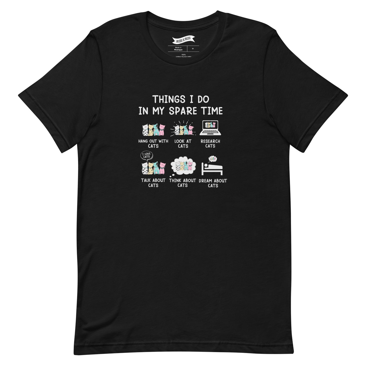 Spare Time Cats - T-Shirt