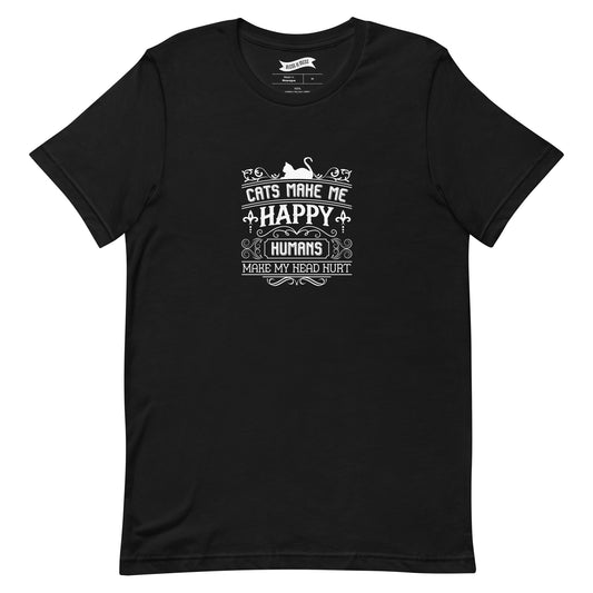 Cats Make Me Happy - T-Shirt