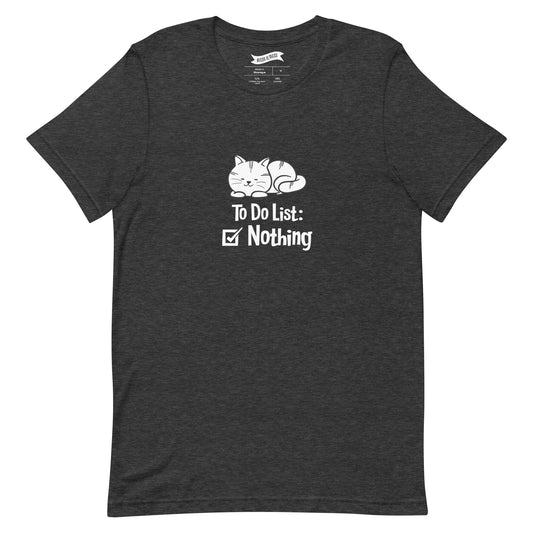 Cat To Do List - T-Shirt