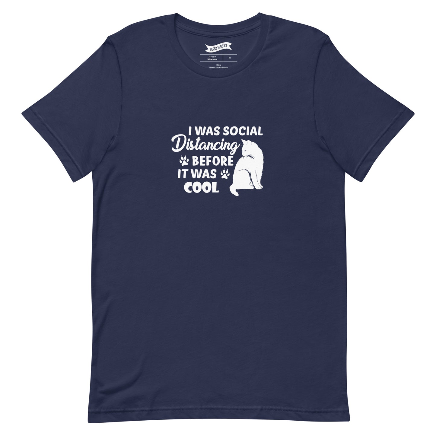 Cat Social Distancing - T-Shirt