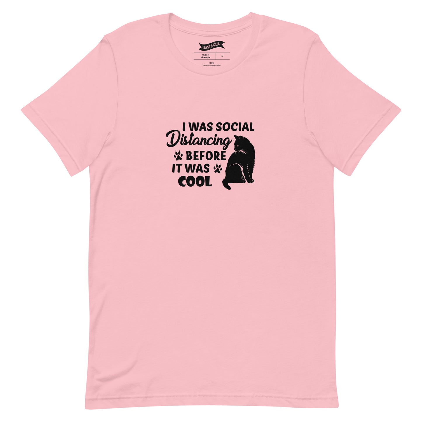 Cat Social Distancing - T-Shirt