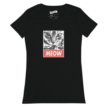 OBEY THE MEOW - Ladies T-Shirt